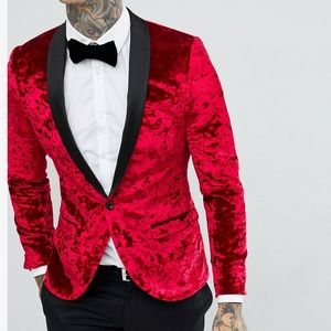 NEW TWISTED TAILOR SUPER SKINNY TUXEDO SUIT JACKET